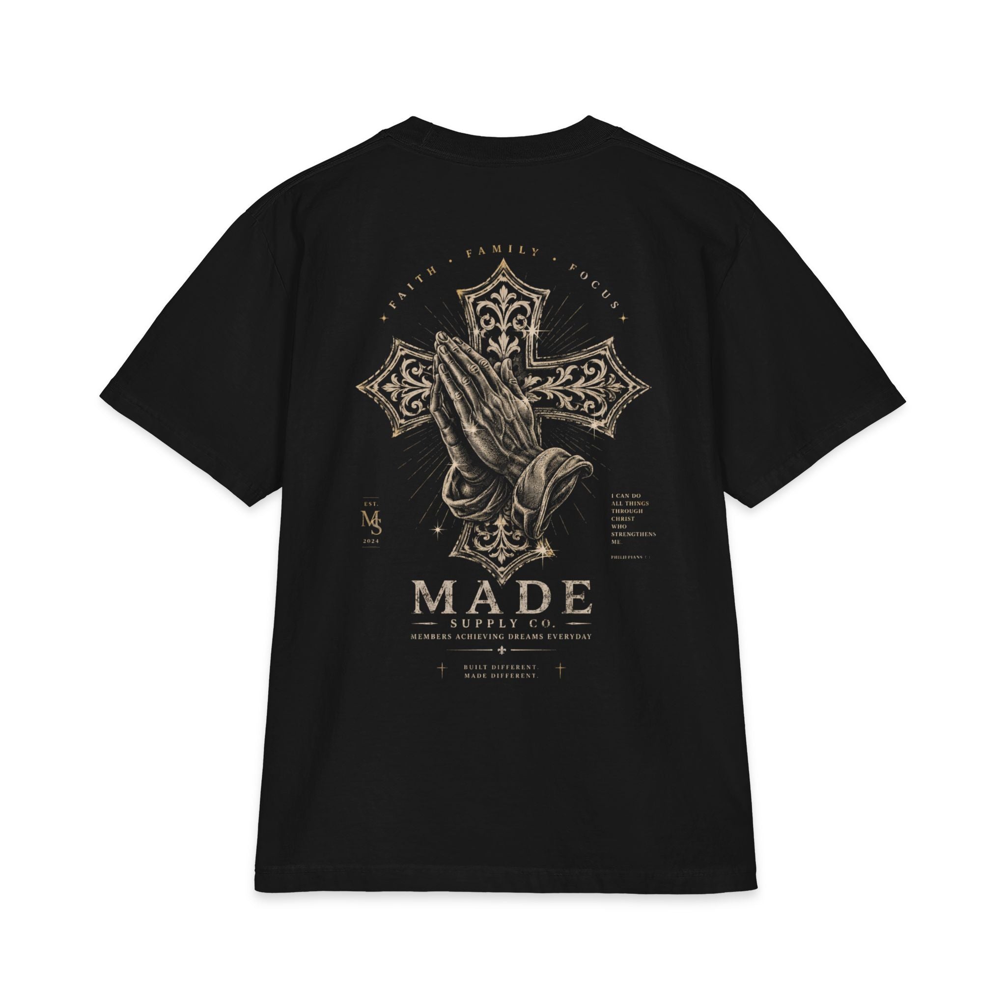 MADE Legacy Cross Tee | Heavyweight Streetwear