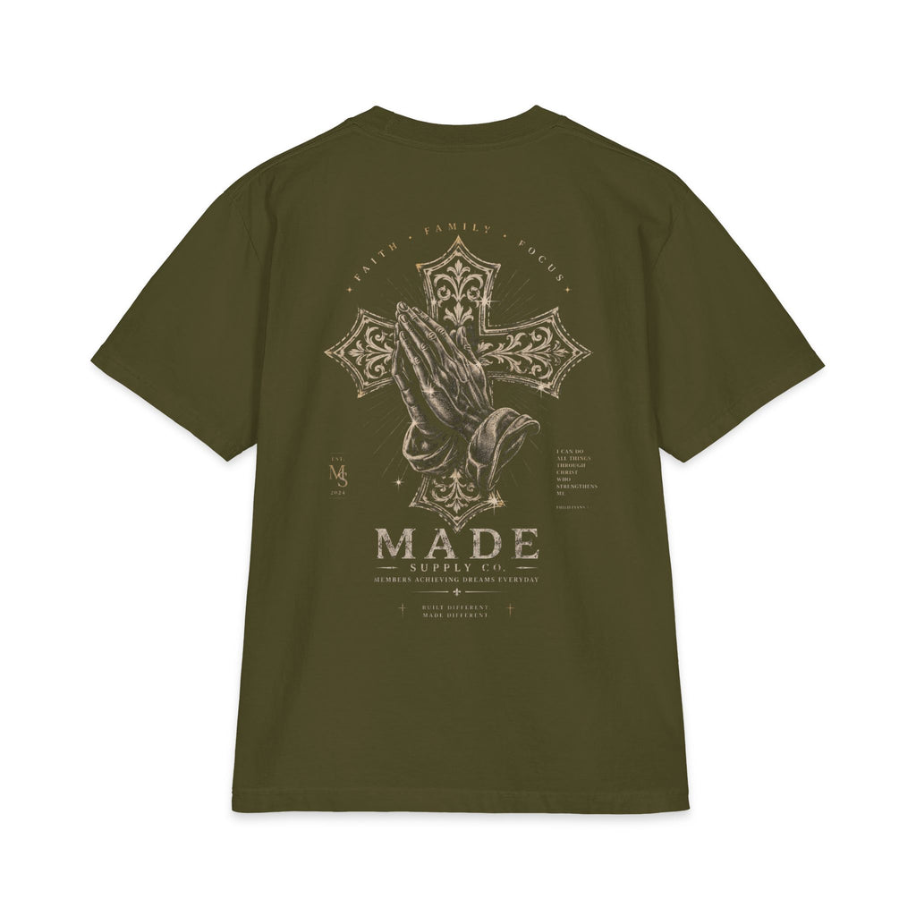 MADE Legacy Cross Tee | Heavyweight Streetwear