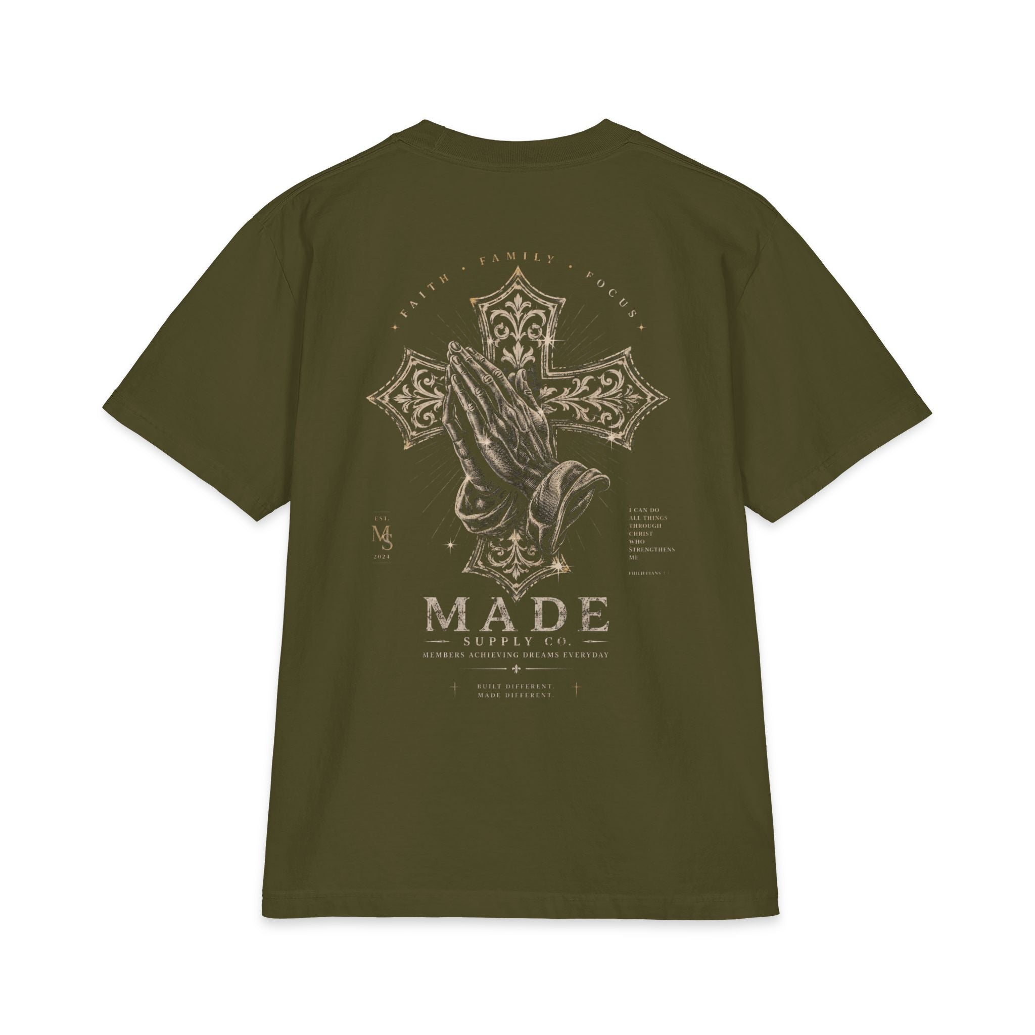 MADE Legacy Cross Tee | Heavyweight Streetwear