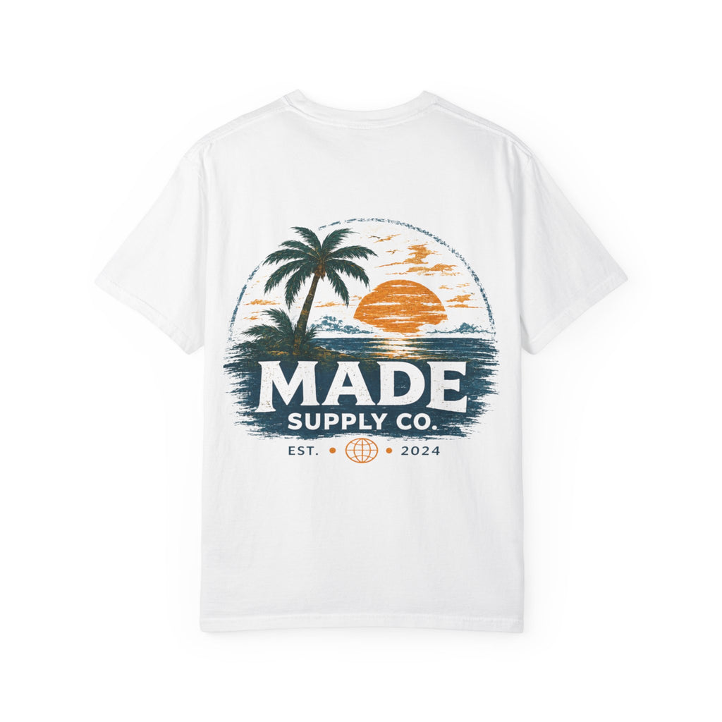 Coastal Sunset Tee | Premium Garment-Dyed T-Shirt