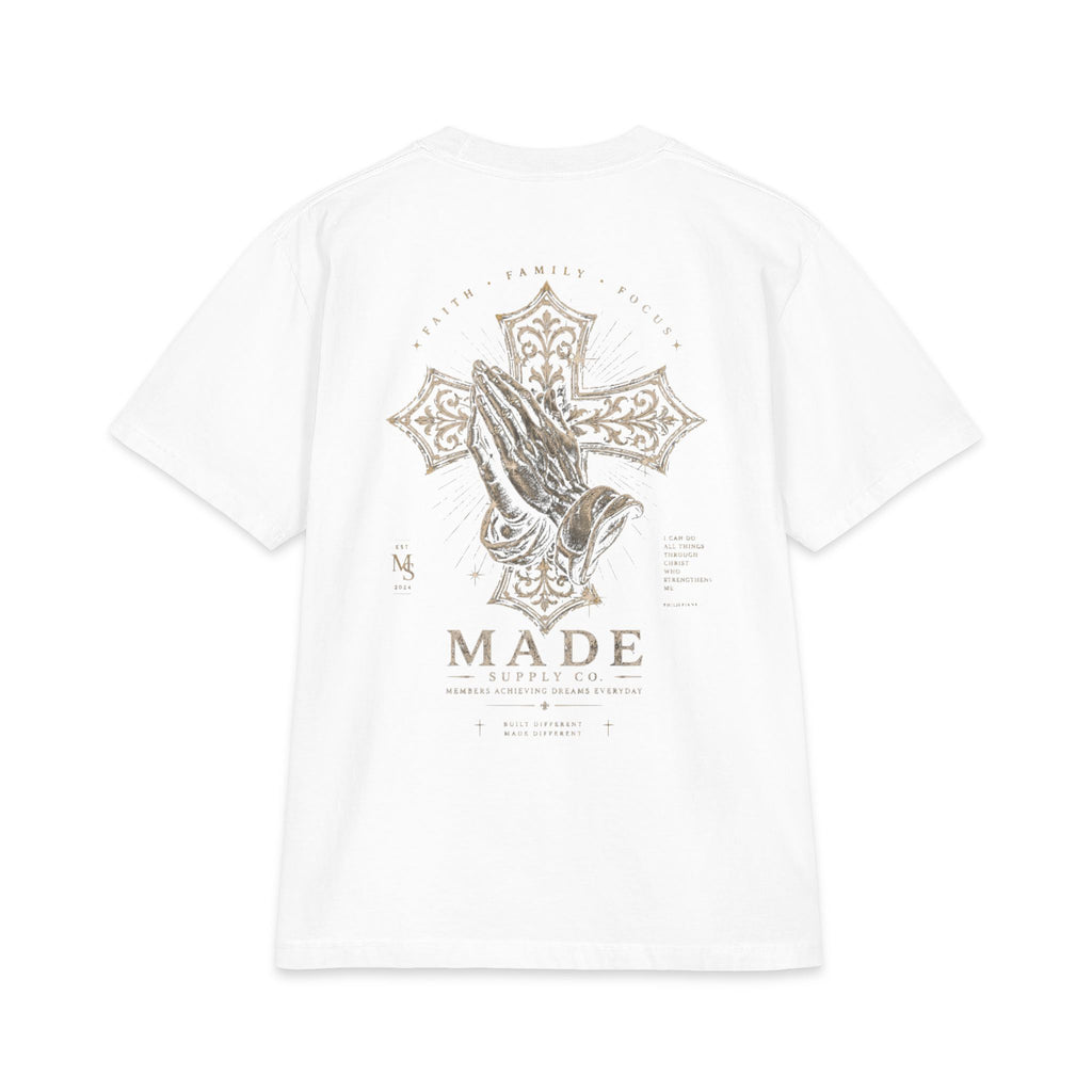 MADE Legacy Cross Tee | Heavyweight Streetwear
