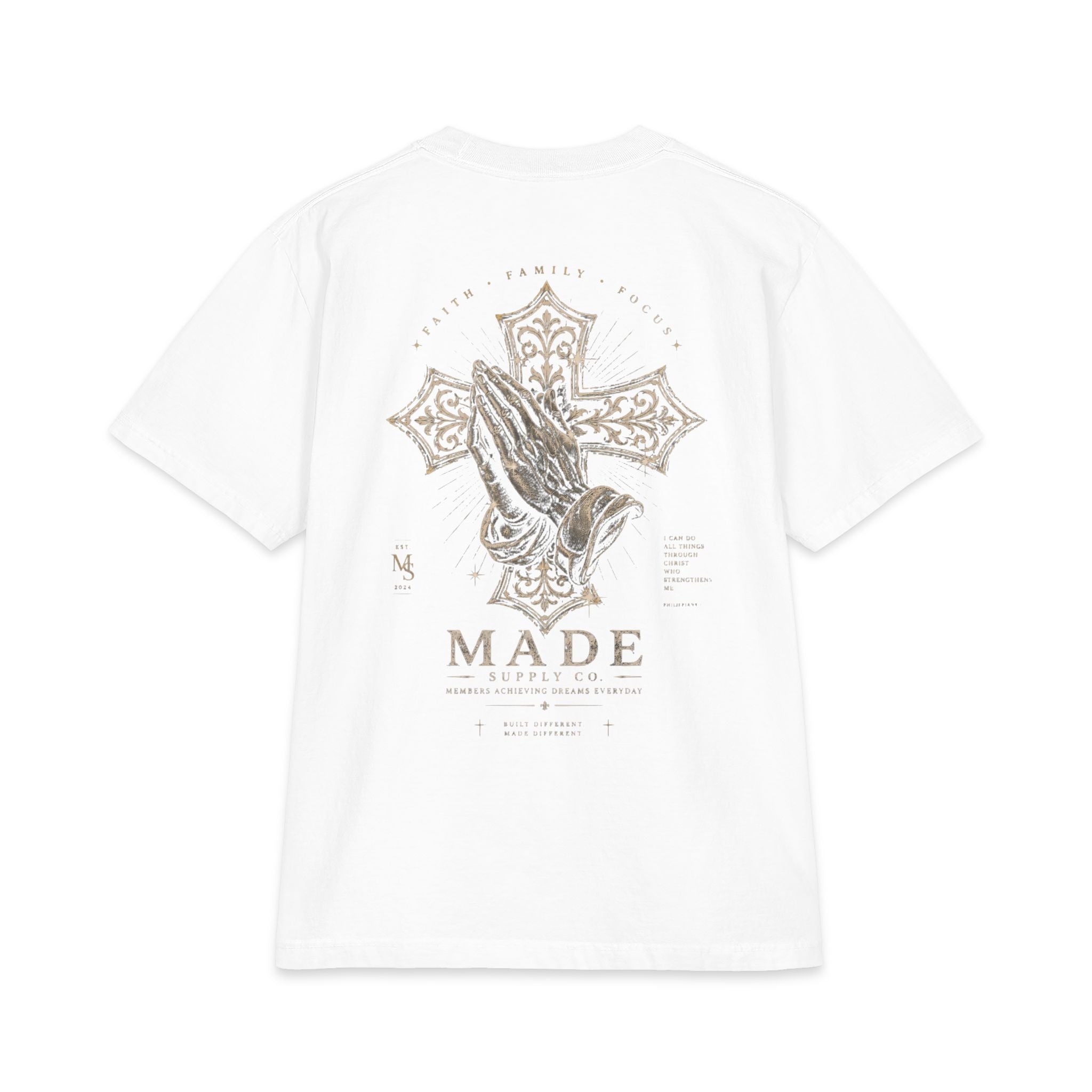 MADE Legacy Cross Tee | Heavyweight Streetwear
