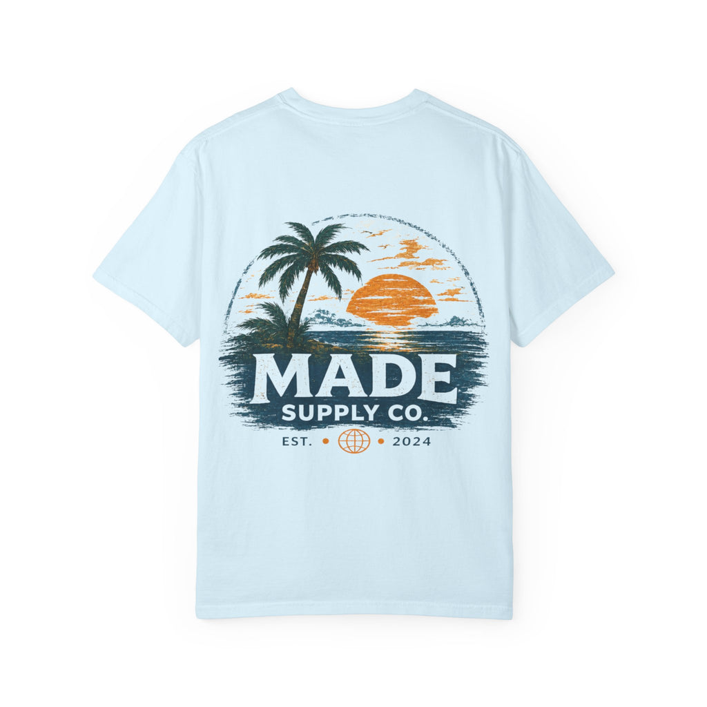 Coastal Sunset Tee | Premium Garment-Dyed T-Shirt